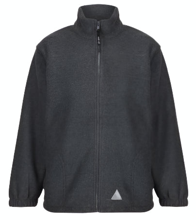 New Bridge Learning Community School Grey Fleece Jacket With Logo