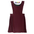 Girls Bibs Pinafore Dress- Grey, Black, Navy, Maroon Maroon