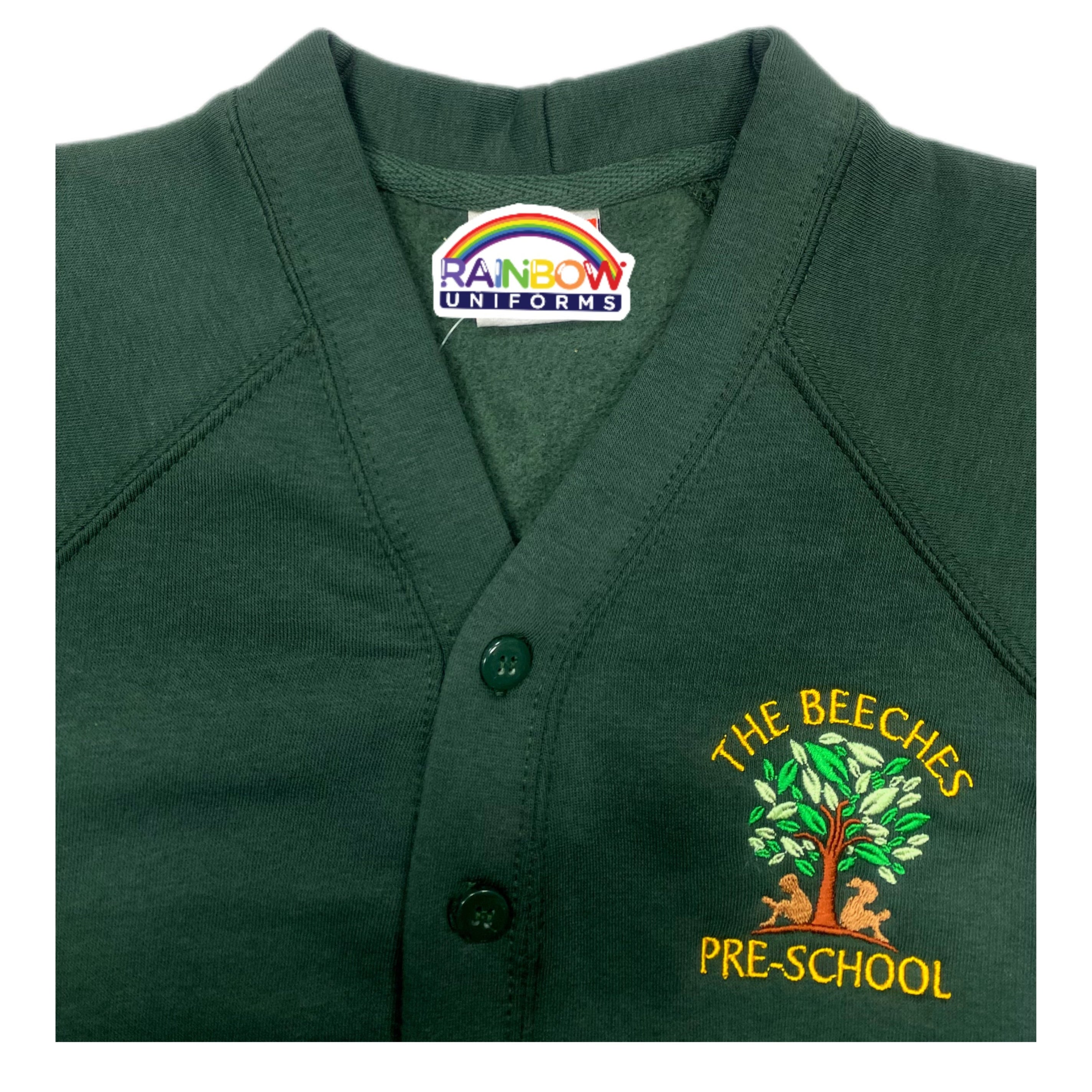 The Beeches Pre School Green Cardigan