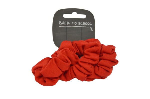 3- Pack Scrunchie - Choose from 6 Colours Red