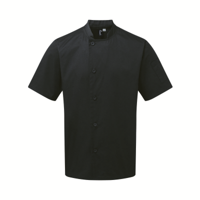 Chef Jacket - Short Sleeve Black