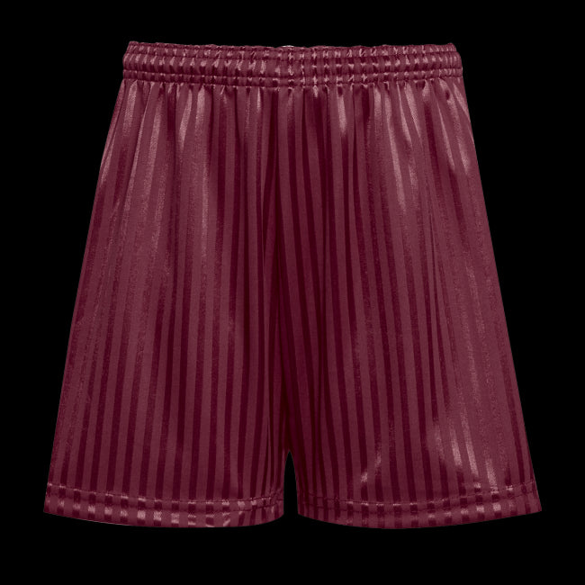 PE. Sports Shorts- Maroon