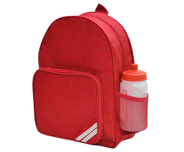 Kids School Backpack Red