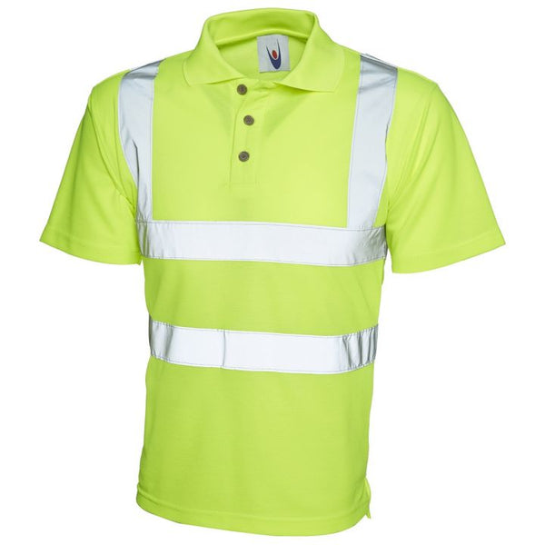 Hi-Vis Polo Shirts Yellow