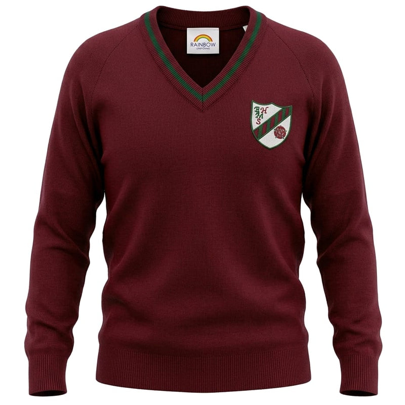 Bedford Hall Methodist Primary School Boys V-Neck Jumper  - Years 6