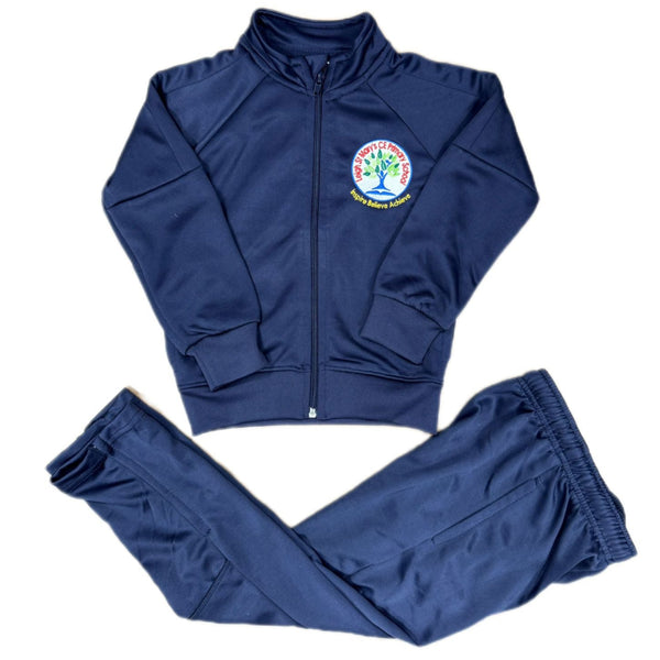 Leigh St Mary's CE Primary School PE. Tracksuit