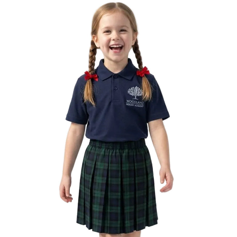 Woodland Primary Academy Green Tartan Skirts