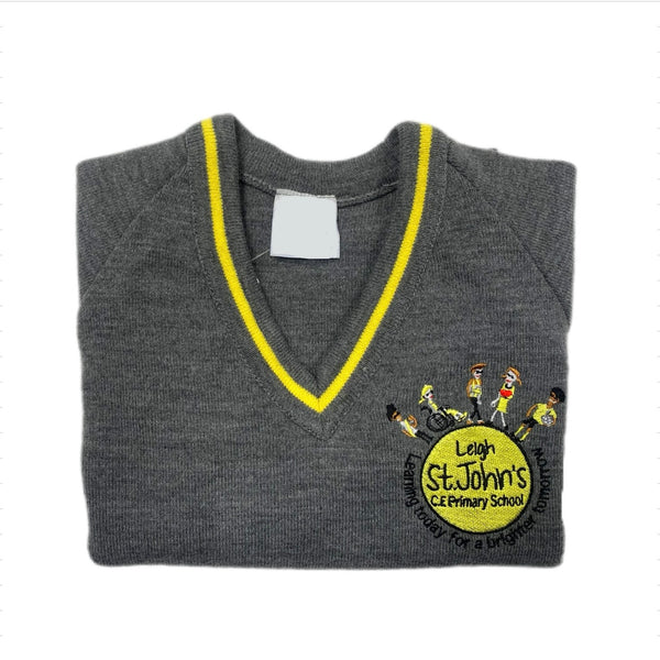 Leigh St. John's C.E. Primary School V-Neck Jumper