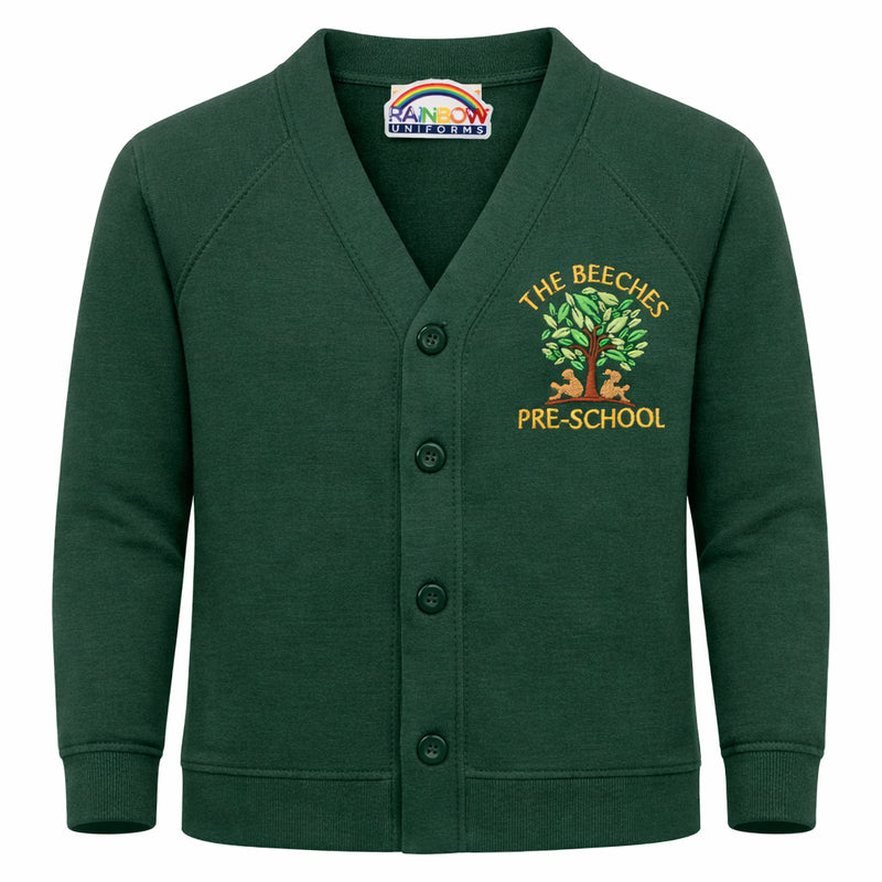 The Beeches Pre School Green Cardigan