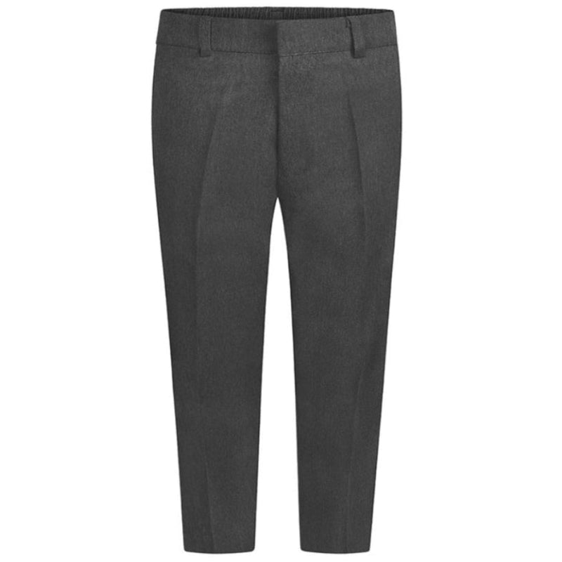 Boys Half Elastic, Zip & Fly School Trousers