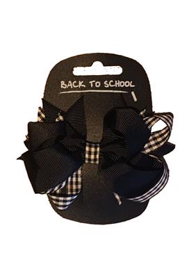 GINGHAM STYLE HAIR BOW