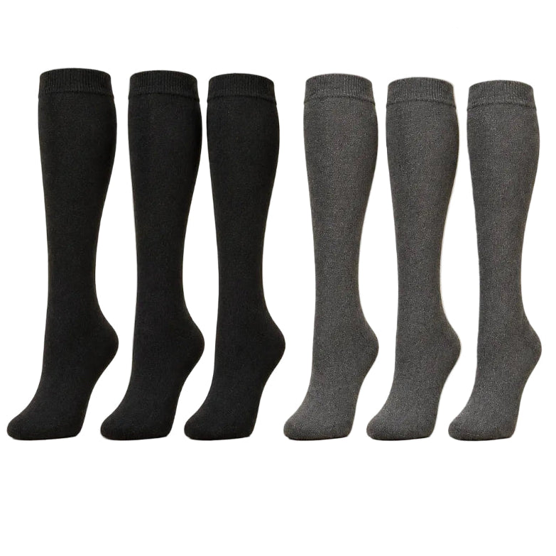 Girl's Knee-Hi Socks- 3Pack