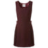 Maroon - Bibs Pinafore Dress