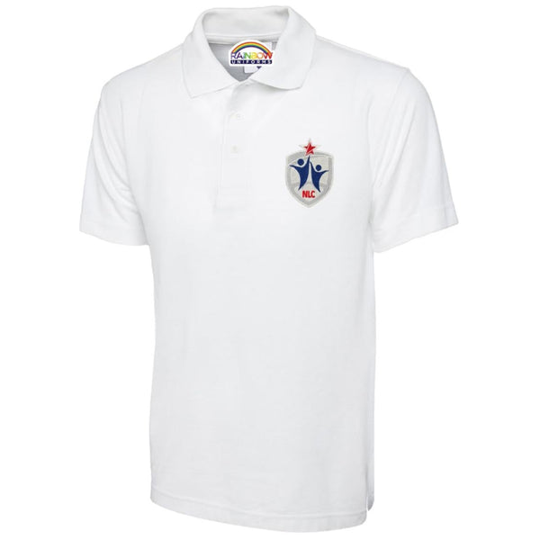 New Bridge Learning Community School - White Polo With Logo