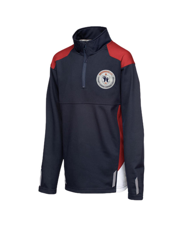 New Bridge P.E. 1/4 Zip Jacket (New) With Logo