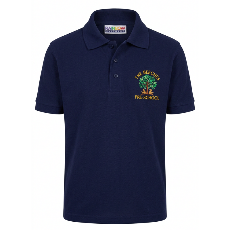 The Beeches Pre School Navy Polo-Shirt
