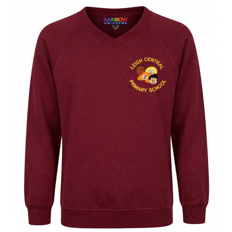 Leigh Central Primary School V Neck Sweatshirt - Year 5&6