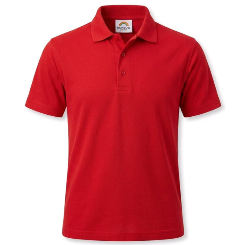School  Polo Shirt- Red