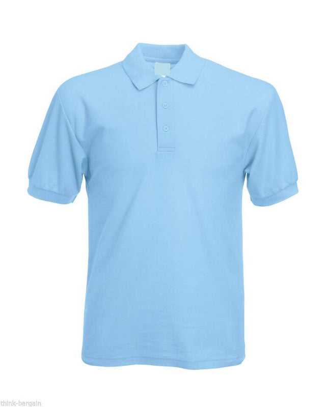 School Polo Shirt -Sky Blue