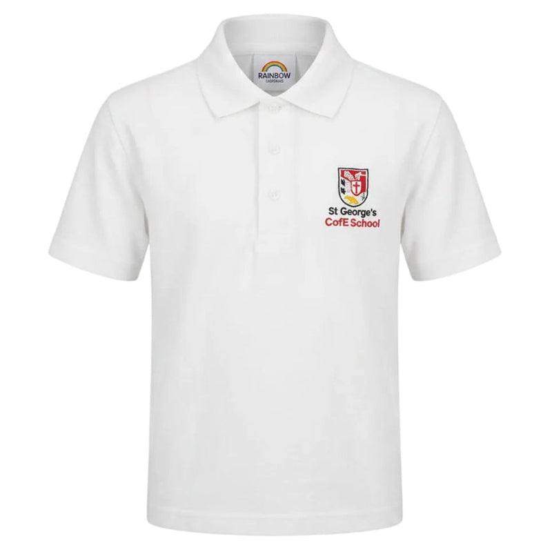 St George’s C of E Primary School White Polo Shirt