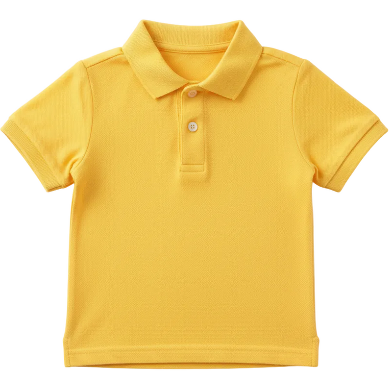 School Polo Shirt- Yellow