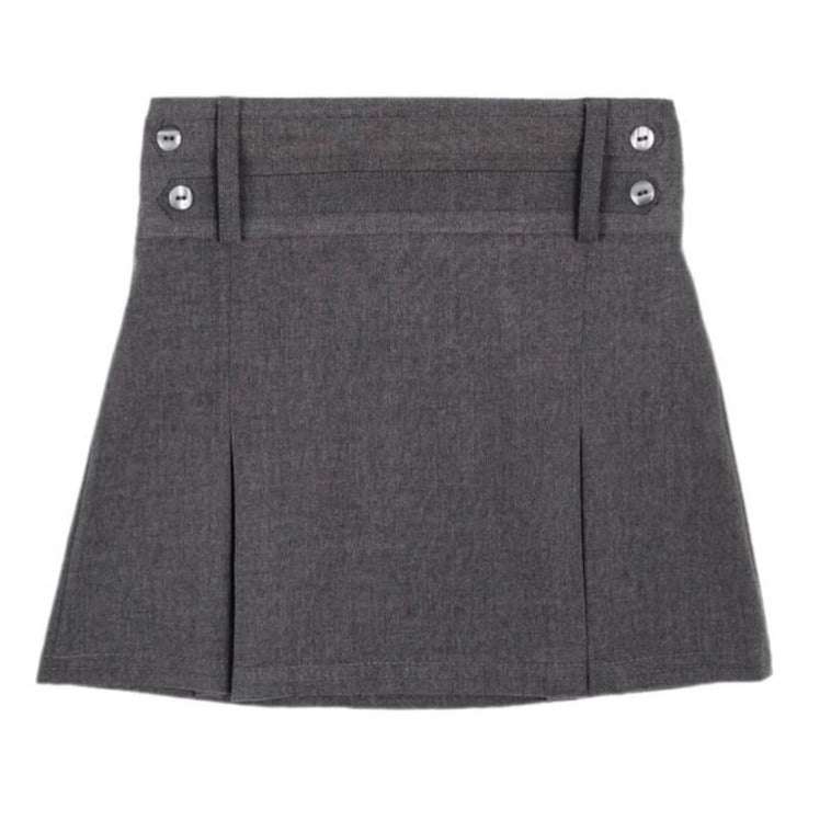 Elastic gray skirt shop
