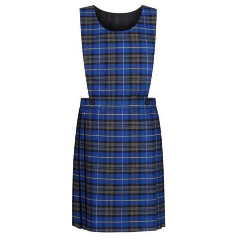 Blue Tartan Pinafore Dress