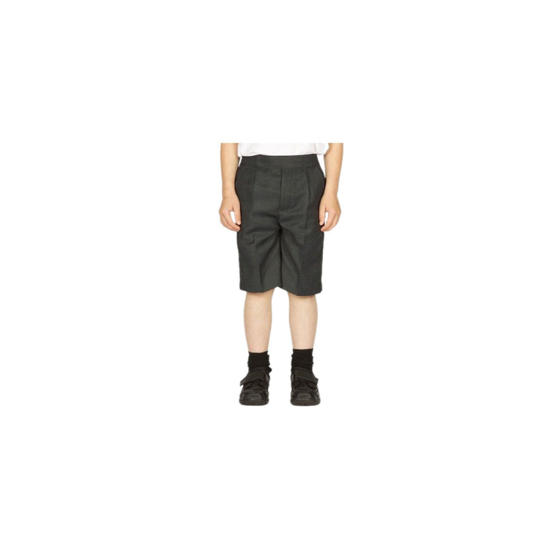 Boys Half Elastic Zip & Clip Shorts