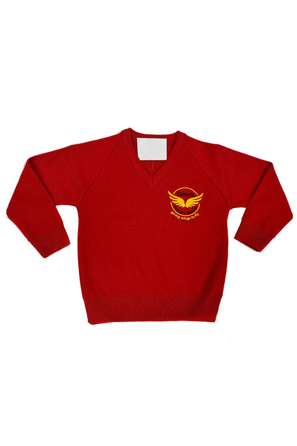 Eatock Primary School  Knitted V-Neck Jumper