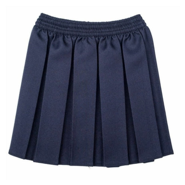 Girls Box Pleated Skirts- Grey, Black or Navy