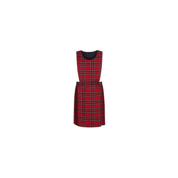 Red Tartan Pinafore Dress