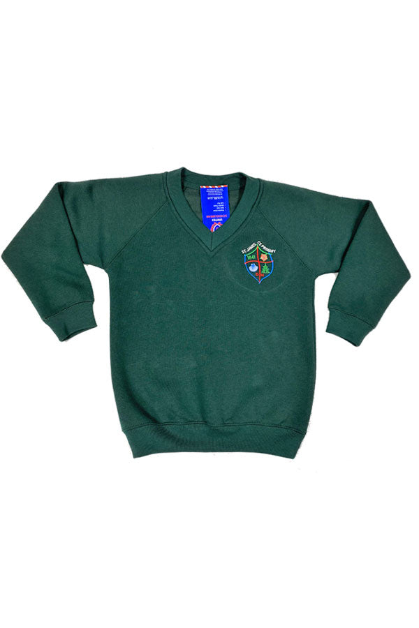 St James Daisy Hill Primary School V-Neck Sweatshirt - Boys