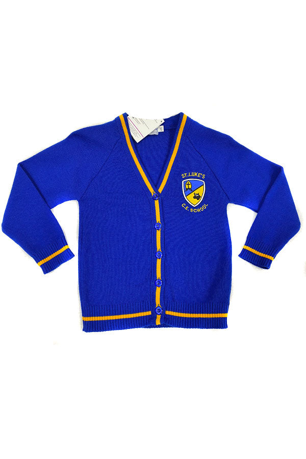 St Lukes C E Primary School Knitted Cardigan - Girls