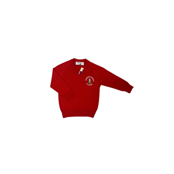 Atherton St George's CE Primary School Knitted 50/50 V Neck Jumper