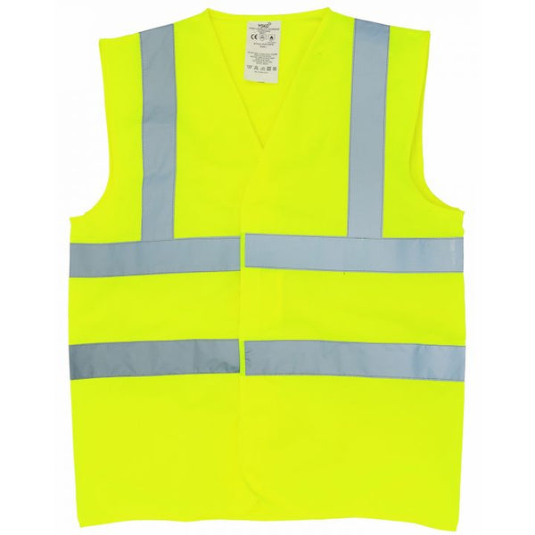 Hi-Vis Vest With Front Velcro Fastening